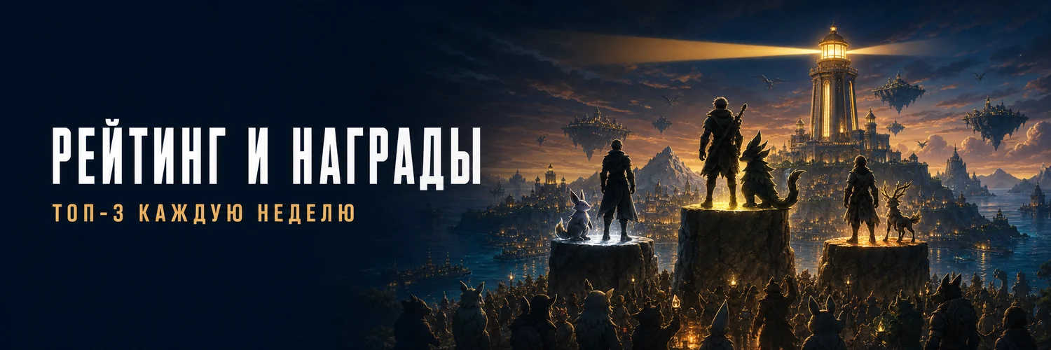 Еженедельный рейтинг игроков и награды топ-3